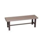  зеленый жизнь aluminium человеческий труд дерево скамья [ производитель прямая поставка * оплата при получении не возможно ] 120cm Brown (120) viva Home 