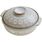 銀峯　土鍋　花三島　10号 10号 花三
