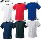 エスエスケイ SSK 2ボタンベースボールTシャツ(無地) 野球 ベースボールTシャツ 13ss(BW1460)