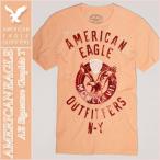 ショッピングアメリカンイーグル アメリカンイーグル/メンズ Ｔシャツ 半袖/正規品 オレンジ