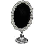 プリンセスインテリア スタンドミラー オーバル クラシック おしゃれ 姫系 可愛い プリンセス ロココ調 アンティーク調