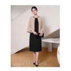 ショッピング処分 在庫処分即日 セットアップ ２点セット レディース ジャケット ワンピーススーツ セレモニースーツ 卒業式 ノーカラー ロングスカート 綺麗 フォーマル