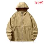 UV cut горная парка мужской Wind брейкер жакет джемпер ультрафиолетовые лучи меры водоотталкивающий тонкий 