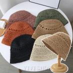 ショッピング麦わら帽子 麦わら帽子 バケットハット レディース 深め 帽子 麦わら帽子風 折りたたみ 日よけ 紫外線対策 おしゃれ わ 女性 夏 海 リゾート