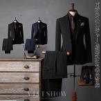  мужской костюм комплект деловой костюм из трех частей костюм полоса выставить жакет + брюки + лучший Корея способ тонкий костюм костюм-тройка ходить на работу 