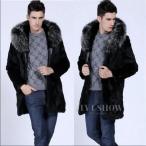  модный casual зима предмет внешний теплый защищающий от холода меховое пальто прекрасное качество пальто верхняя одежда жакет длинный рукав меховое пальто . способ мужской популярный котороткое пальто искусственный мех 