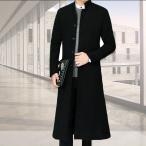  ликвидация запасов в тот же день Пальто Честерфилд длинный длина мужской мужской тонкий .. воротник мода одноцветный бизнес casual тонкий привлекательный внешний модный 