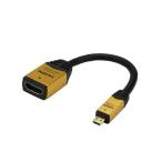 ( суммировать )HORIC HDMI-HDMI MICRO изменение адаптер 7cm Gold HDM07-330ADG(×5 комплект ). покупка 