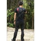 ショッピング戦国武将 戦国武将Tシャツ 〔長宗我部元親 七つ方喰〕 XSサイズ 半袖 ブラック(黒) 〔Uネック おもしろ〕爆買