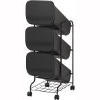 スタンド式ダストボックス/ゴミ箱高さ97cmキャスター付き『スムース』爆買