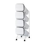 スタンド式ダストボックス/ゴミ箱高さ122cmキャスター付き『スムース』爆買