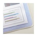 TANOSEE воспроизведение прозрачный ore ласты настольный коврик двойной ( внизу . есть ) 600×450mm голубой 1 комплект (5 листов ). покупка 