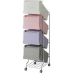 シンプルゴミ箱/ダストボックスGCON173袋止付きスタンド式リスコンテナ...