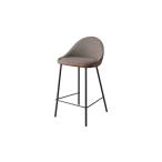  счетчик стул высокий стул ширина 47cm Brown 2 ножек комплект steel soft кожа living обеденный магазин еда и напитки магазин . покупка 