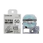 (まとめ)キングジム テプラ PRO テープカートリッジ 強粘着 50mm 白/黒文字 SS50KW 1個 〔×3セット〕 爆買