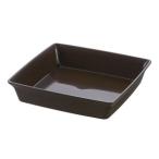 (60 шт. комплект ) горшок тарелка / поддонник (10 номер квадратный темно-коричневый ) примерно ширина 21.5cm сделано в Японии Ricci .ru four re квадратное plate . покупка 