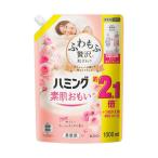 (まとめ) 花王 ハミング素肌おもい フレッシュローズの香り つめかえ用 1000mL 1パック 〔×2セット〕 爆買