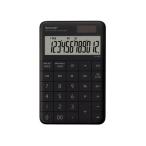 ( суммировать ) sharp калькулятор 12 колонка Mini Nice размер оттенок черного EL-VM72-BX 1 шт. (×3 комплект ). покупка 