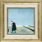 ユーパワー ジェニファー・ヴェルニー=フランクス Gel加工 アートフレーム 「コースタル ストロール」爆買