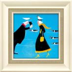 ユーパワー ジェニファー・ヴェルニー=フランクス Gel加工 アートフレーム 「バード フェザー」爆買