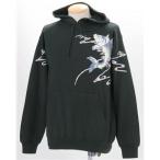 ショッピング和柄 10柄 語れる立体和柄パーカー(NP)　青い登鯉　L爆買