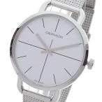 カルバンクライン 腕時計 レディース EVEN EXTENSION Calvin Klein ホワイト シルバー