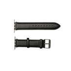 ダニエルウェリントン アップルウォッチ42mm/44mm/45mmケース用バンド Apple Watch交換ベルト メンズ&レディース Daniel Wellington ブラック シルバー