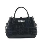 ロンシャン ハンドバッグ レディース LONGCHAMP レザー BK