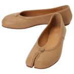  mezzo n Margiela tabi обувь балетки плоская обувь женский TABI BALLERINA FLAT MaisonMargiela кожа 23.5cm соответствует бежевый 