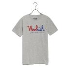 ウールリッチ Tシャツ カットソー キッズ&amp;ジュニア WOOLRICH クルーネック 半袖 ロゴ 16サイズ グレー