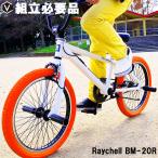 BMX 自転車 20インチ 街乗り 初心者 ジャイロ機構ハンドル ペグ Raychell レイチェル BM-20R