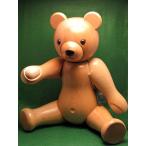 ドイツ製 木製テディベア人形　ナチュラル色 （28cm)　ＫＷＯ社