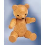 ドイツ製 木製テディベア人形　ナチュラル色 （7.5cm)　ＫＷＯ社