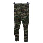 ショッピングforever21 FOREVER 21 スキニーパンツ レディース W7程度 フォーエバー21 スリム 迷彩 カモ グリーン ベージュ 古着卸 アメリカ仕入 2204-558