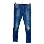 RIVER ISLAND Denim брюки W30 super обтягивающий кнопка f Live Roo б/у одежда . America скупка 2304-1579