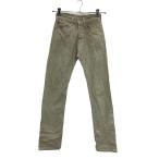 Levi's 501 Denim брюки W26 Levi's бежевый кнопка fly USA производства б/у одежда . America скупка 2304-1629