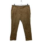 J.CREW брюки-чинос W36je- Crew Brown большой размер стрейч б/у одежда . America скупка 2308-1359