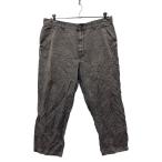 VANHEUSEN Work * painter's pants W38 серый большой размер б/у одежда . America скупка 2308-1414