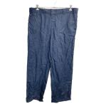 Dickies рабочие брюки W42 Dickies большой размер темный темно-синий б/у одежда . America скупка 2402-597