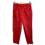 ESPOSITO Denim брюки W33 красный хлопок Италия производства б/у одежда . America скупка 2404-587