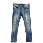 TOM TAILOR Denim брюки W30 Tom Taylor кнопка fly тонкий распорка голубой хлопок б/у одежда . America скупка 2405-1113