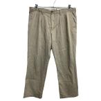 DOCKERS рабочие брюки W40 Docker's tuck брюки большой размер бежевый б/у одежда . America скупка 2408-265