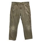 SCHMIDT рабочие брюки W34 бежевый Zip выше painter's pants простой Work низ б/у одежда . America скупка 2505-145