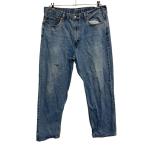 Levi's 550 デニムパンツ W38 ブルー リーバイス ジップアップ ビッグサイズ ジーンズ アメカジ ストリート 古着卸 アメリカ仕入 2507-282