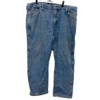Wrangler Denim брюки W38 индиго голубой большой размер Zip выше б/у одежда . America скупка 2507-598