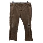 Dickies рабочие брюки W38 оттенок коричневого Dickies Zip выше painter's pants Work низ б/у одежда . America скупка 2508-696