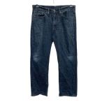 Levi's 514 Denim брюки W34 голубой Levi's Zip выше джинсы American Casual casual б/у одежда . America скупка 2508-81