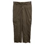 Dickies рабочие брюки W30 оттенок коричневого Dickies Zip выше брюки-карго Work низ б/у одежда . America скупка 2509-56