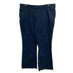 Dickies рабочие брюки 22R темно-синий Dickies Zip выше большой размер с биркой Work низ б/у одежда . America скупка 2509-91