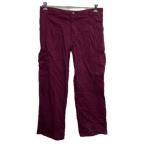 Carhartt рабочие брюки M бордо Carhartt Zip выше Work брюки-карго одноцветный талия трос 2511-391
